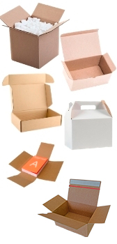 Imagen cajas de cartón menú